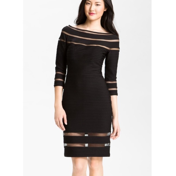 Tadashi Shoji Dresses & Skirts - Tadashi Shoji Shuttered Pleated Sheath Dress